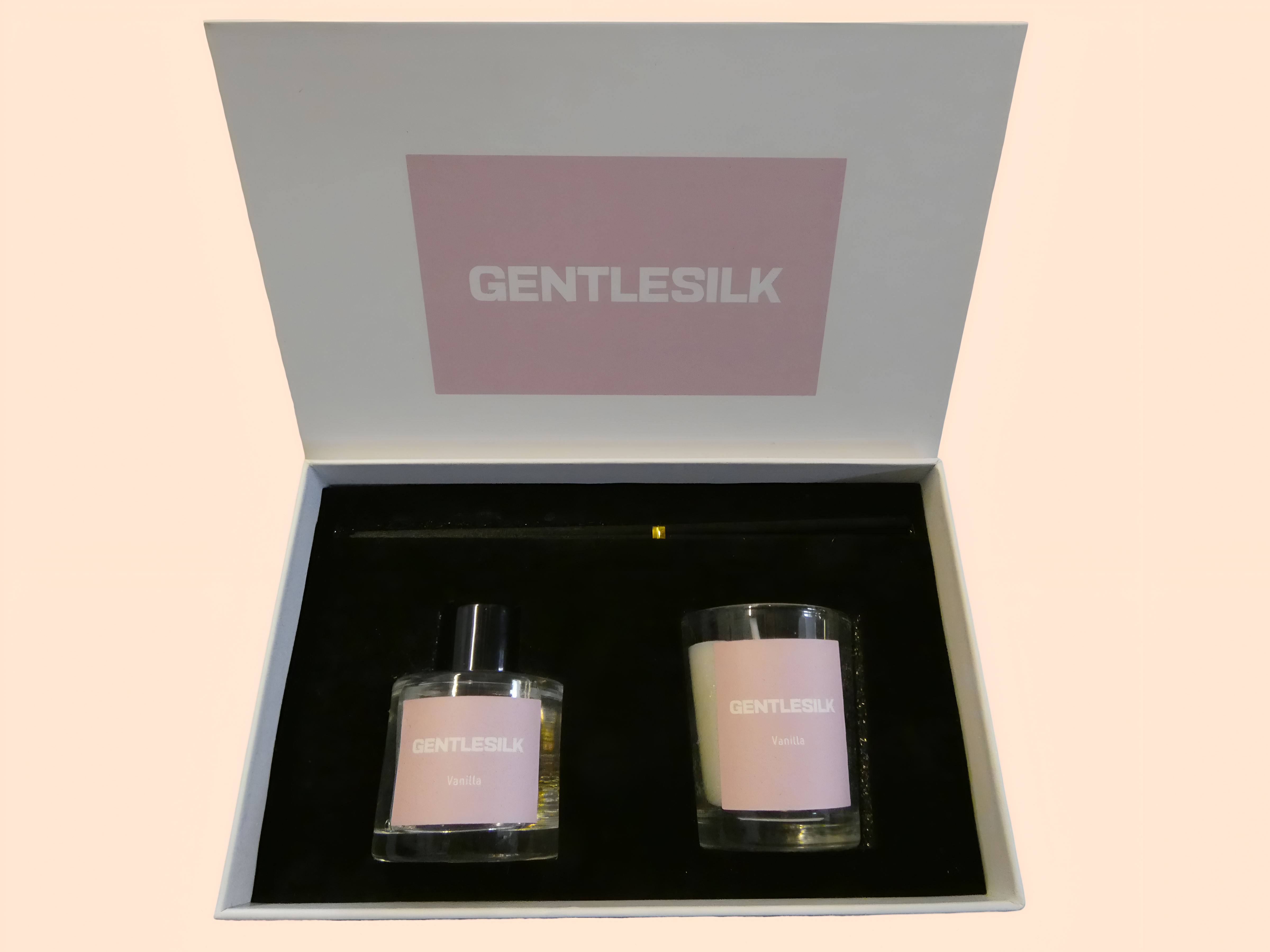 Vanilla - duftlys og duftpinde gaveæske